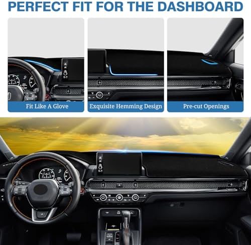 FIILINES Dash Cover for 2023-2025 2026 Honda CR-V CRV, Dashboard Mat Cover CRV - Image 5