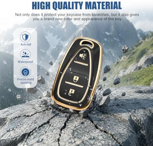 for Chevy Key Fob Cover, 3 Buttons TPU Key Cover - Image 3