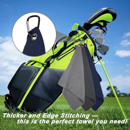 3 Pack 16" X 16" Golf Towels for Golf Bags - Image 2
