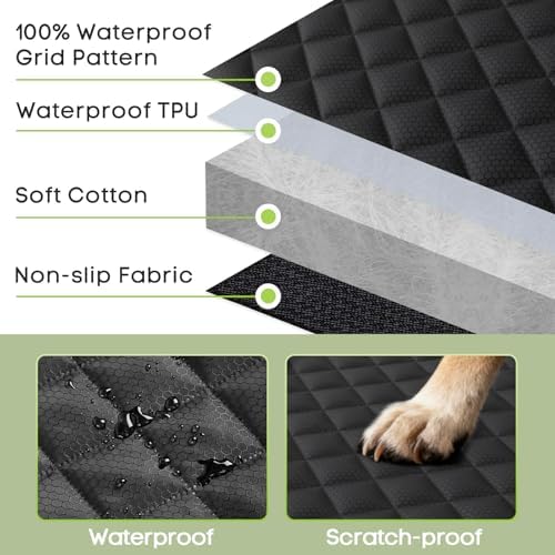 Back Seat Cover for Dogs, Bench Seat Cover Protector - Image 6