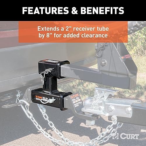 CURT 45792 Dual Receiver Hitch Extension, 500 lbs. - Image 5