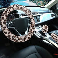 Fuzzy Steering Wheel Cover for Women Girls, Accmor Universal Fit 15 inch Fur by Accmor