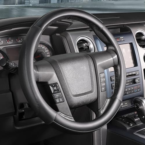 SEG Direct Steering Wheel Cover 15.5-16 inch Heavy-Duty by SEGDirect