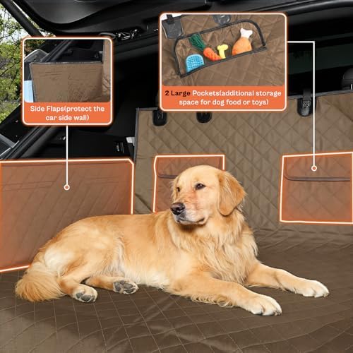 IVY&LANE SUV Cargo Liner for Dogs, Waterproof Trunk Cover Dog Car Seat Mat for - Image 4