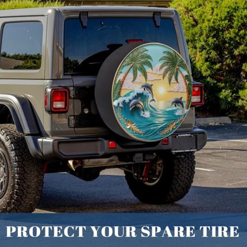 Summer Spare Tire Cover Waterproof Dust-Proof Spare Wheel Covers - Image 6