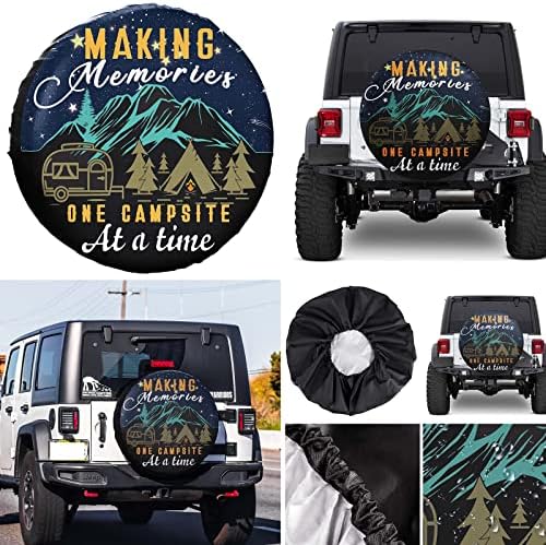 Spare Tire Cover Making Memories One Campsite at A Time Waterproof - Image 6