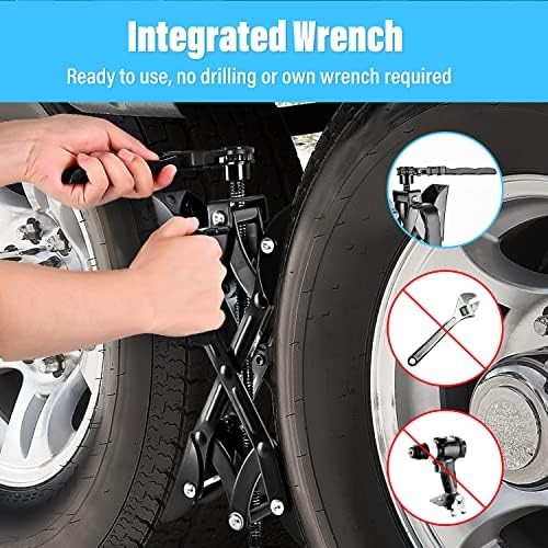 Nilight Wheel Chock Stabilizer, Fits 3" to 10" Wheel Gaps, Heavy Duty RV - Image 3