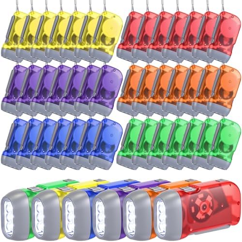 Leelosp 48 Hand Crank Flashlights by Leelosp