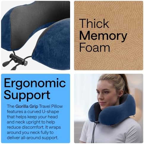 GORILLA GRIP Travel Neck Pillow - Image 3