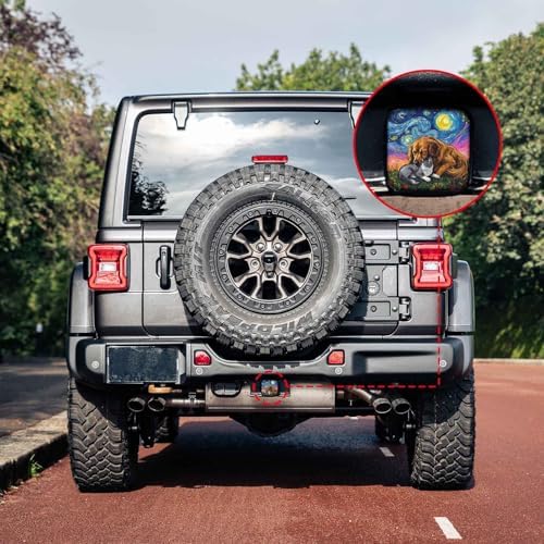 2 Inch Dog Cat Night Sky Trailer Hitch Cover Rubber Receiver Tube Plug Cap - Image 6
