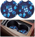 tifanso 2PCS Orchid Non-Slip Car Cup Holder Coasters by tifanso