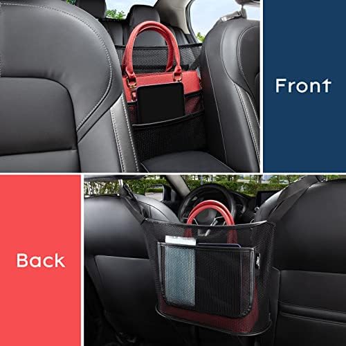 eing Car Organizers and Storage Mesh Bag, Purse Holder - Image 4