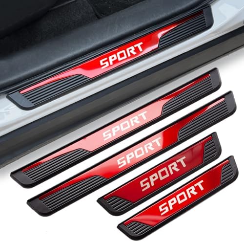 Stainless Steel Car Door Sill Protectors by DREOOCAR