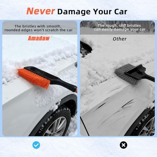 27" 2-in-1 Snow Brush and Ice Scrapers - Image 4