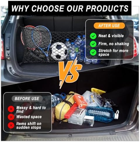 Stretchable Elastic Trunk Cargo Net - Image 6