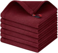 Homaxy 100% Cotton Waffle Weave Dish Cloths, 6 Pack by Homaxy