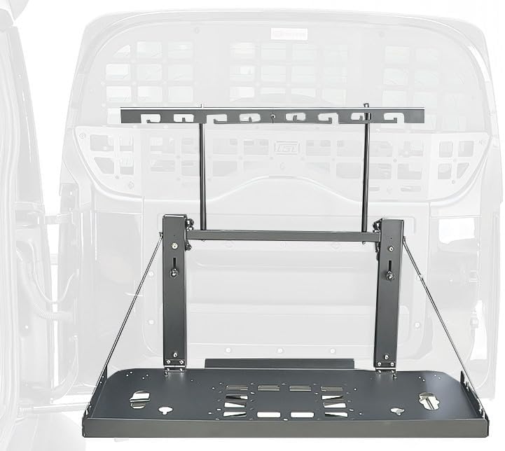 for Land Rover Defender 90/110/130 2020-2025 Tailgate Storage Rack Folding - Image 4