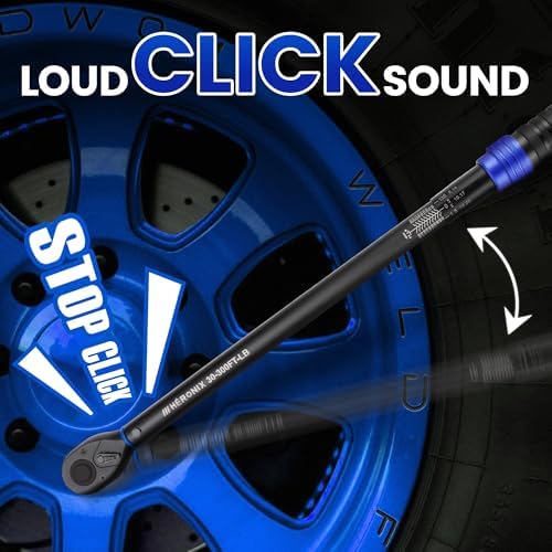 1/2-Inch Drive Click Torque Wrench, 30-300 ft-lb, ±3% Accuracy 72-Tooth - Image 4