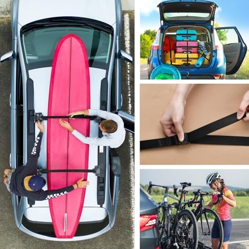 TRIWONDER Cinch Tie Down Strap Lashing Straps Heavy Duty Nylon Straps - Image 7