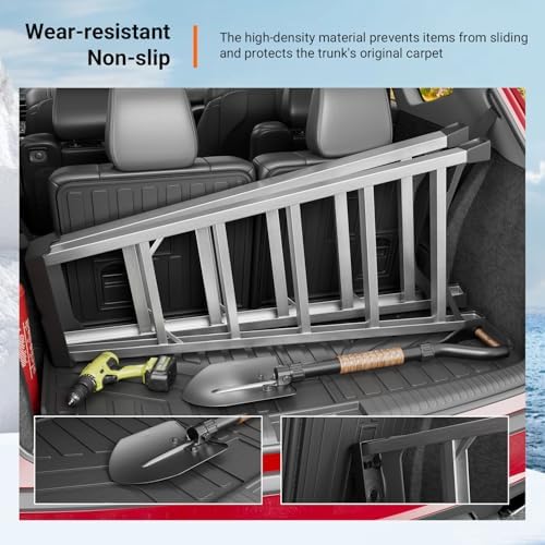 powoq Cargo Mat with Backrest Mats Compatible with 2022-2026 Acura MDX - Image 4