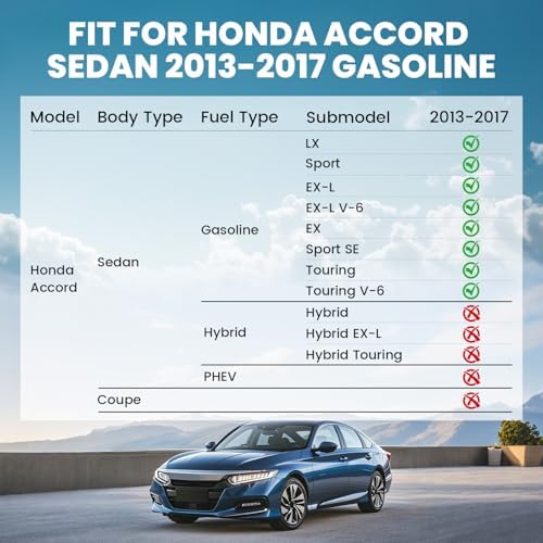 LASFIT Trunk Mat for Honda Accord 2017 2016 2015 2014 2013 - Image 2
