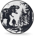 Black Dinosaur Spare Tire Cover Dust-Proof Wheel Protector by Unknown