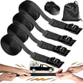 WEDAMER Kayak Tie Down Straps 1" x16.4Ft Cam Buckle Lashing Straps 4 Pack by WEDAMER