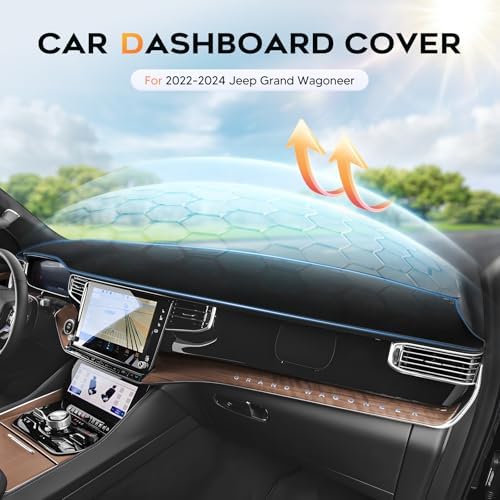 Cartist Dash Cover for 2022 2023 2024 Jeep Grand Wagoneer Dashboard Cover - Image 3