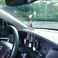 Car Rear View Mirror Accessories, Witchy Hanging Ornament, Cute Moon Boho by Pyotivol