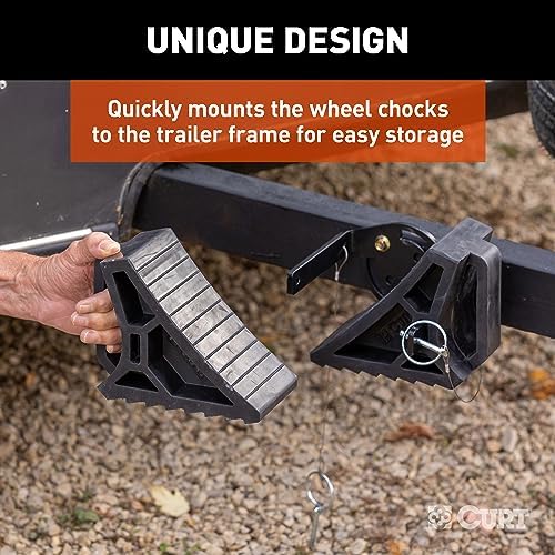 CURT 22802 HD Wheel Chocks 2-Pack - Image 4
