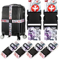4 Pack Luggage Straps for Suitcases Adjustable Luggage Belt Suitcase Strap by Gutsdoor