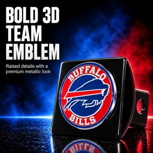Buffalo Bills Trailer Hitch Cover - Image 2