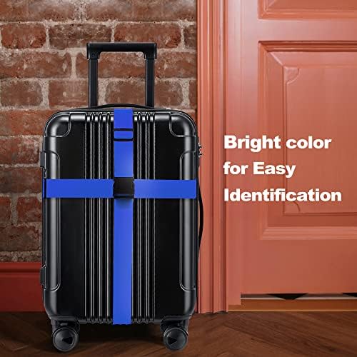 Chelmon Luggage Straps for Suitcases TSA Approved Travel Essentials 4 Pack - Image 6