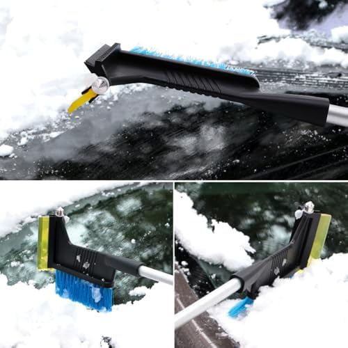 Snow Brush with Ice Scraper, Telescopic 60-86 cm - Image 7