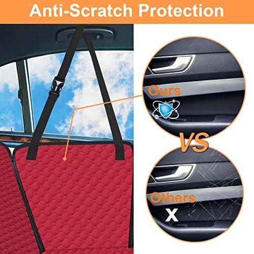 Mancro Dog Car Seat Cover, Waterproof Back Seat Pet Cover - Image 2