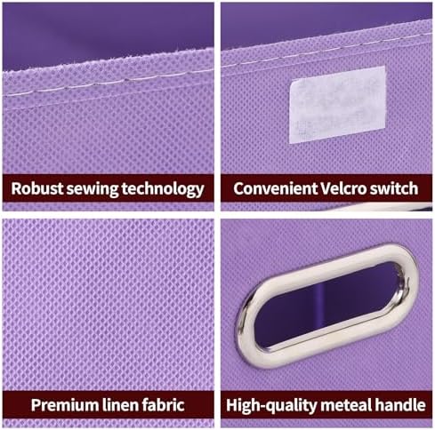 STOREONE Fabric Storage Cube Bins Foldable Organizer Container Collapsible - Image 7