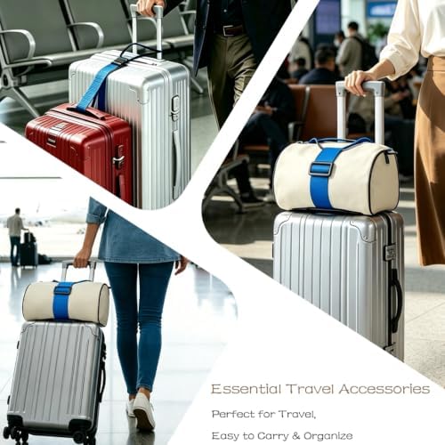 2Pack Adjustable Luggage Straps - Image 2