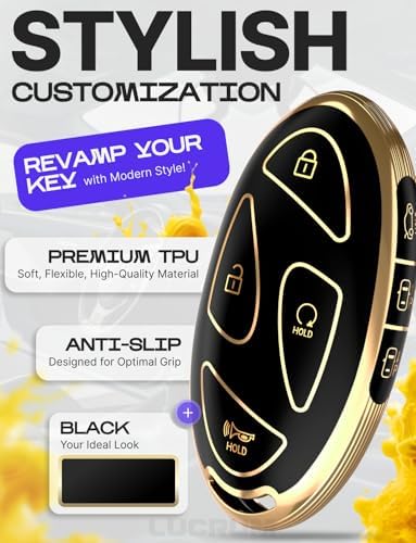 Lucrum Compatible with Hyundai Key Fob Cover & Keychain - Image 3
