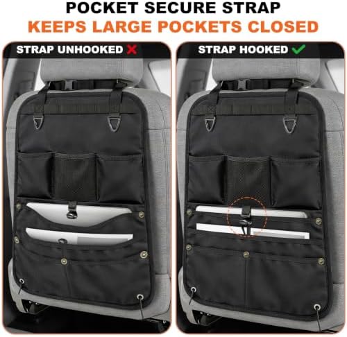 Nylon Backseat Car Organizer - Image 3