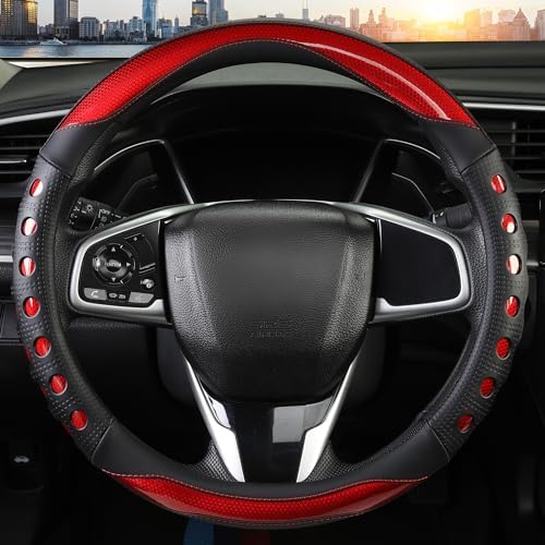 PU Leather Car Steering Wheel Cover - Image 2