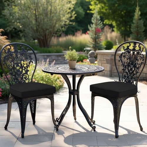 Outdoor Chair Cushions Set of 2: Waterproof & Fade Resistant Patio Furniture - Image 2