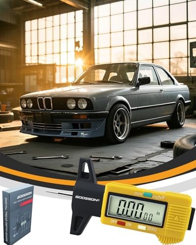 GODESON Yellow Digital Tire Tread Depth Gauge - Image 5