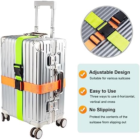 Luggage Straps for Suitcases TSA Approved, Travel Belt Suitcase Belt, Suitcase - Image 2