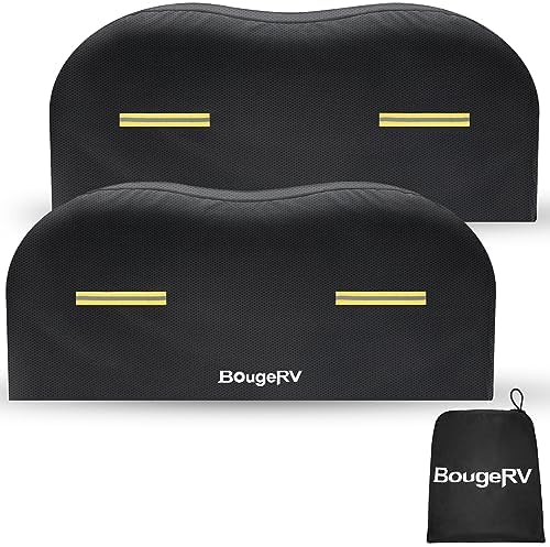 BougeRV RV Tire Covers, Dual Axle Wheel Cover, 2 Pack by BougeRV