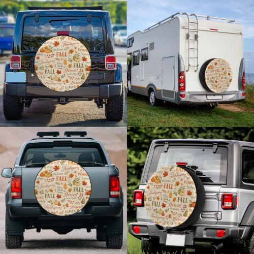 Fall Spare Tire Cover Waterproof Dust-Proof Spare Wheel Covers - Image 6