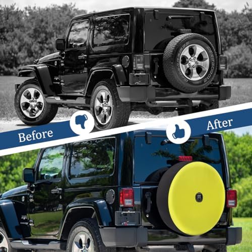 Spare Tire Cover with Backup Camera Hole Fit - Image 5