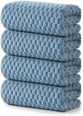 REDKISS 4 Pack Blue Bath Towels by REDKISSOnline