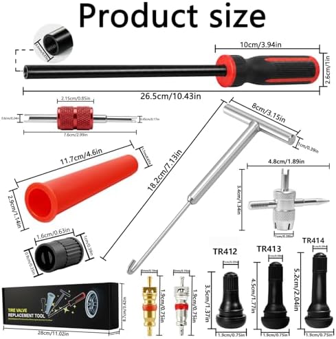 Heavy-Duty Metal Hook Valve Stem Tool Kit - Image 6