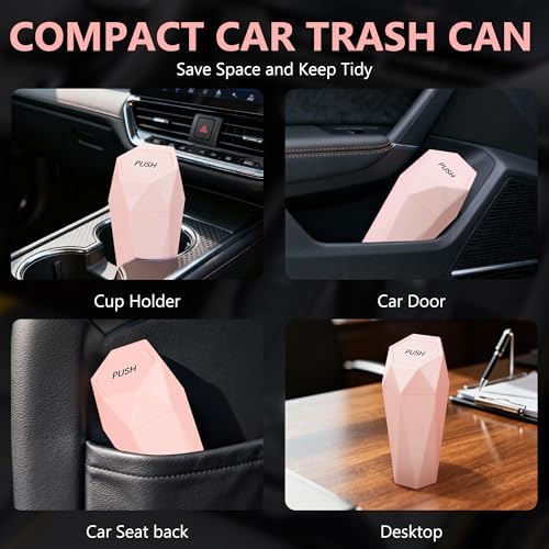 Car Trash Can with Lid, 15 Trash Bags, 1 Pack - Image 3