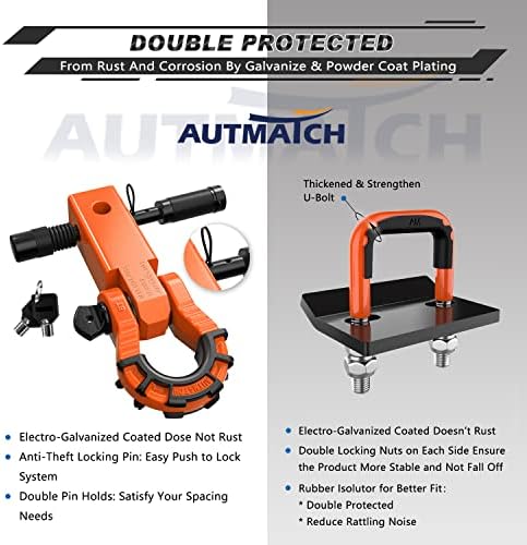 AUTMATCH Hitch Tightener Anti-Rattle Clamp - Image 6